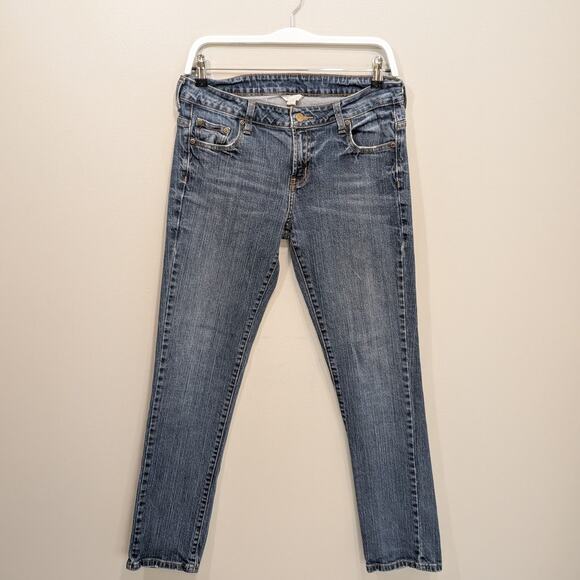 Garnet Hill Jeans Denim Skinny Classic Timeless Sustainable Chic - Size 8P - Picture 1 of 6